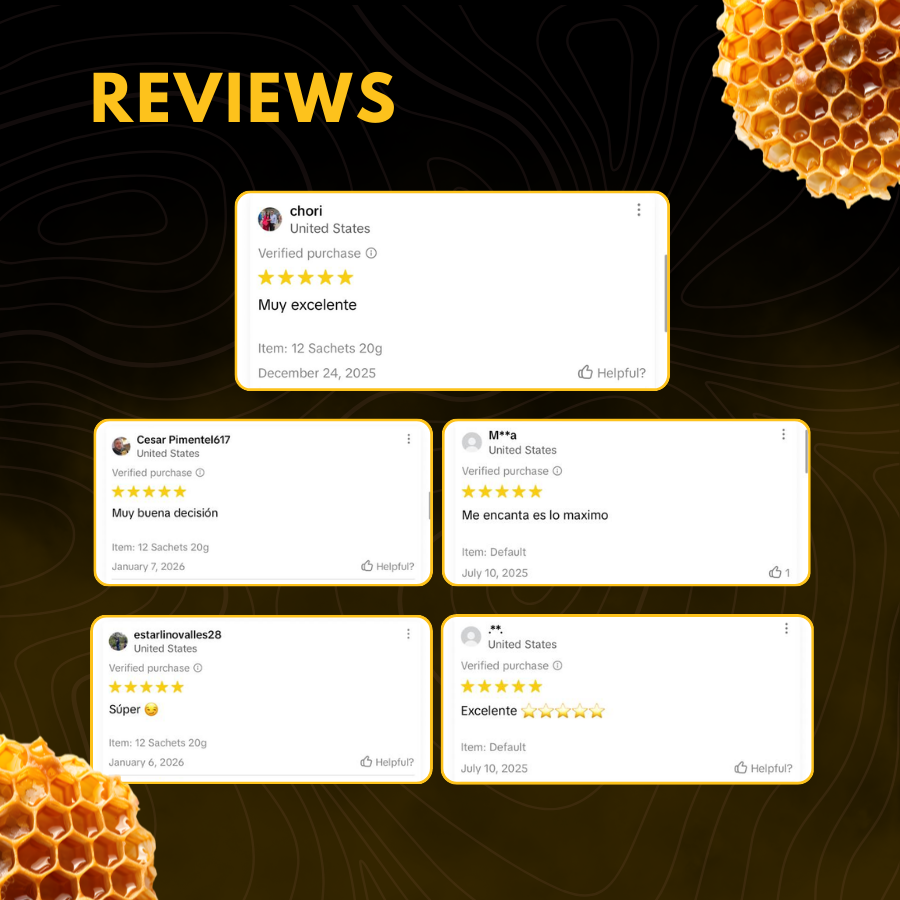 Honey Nature - 24 Sachets -10G