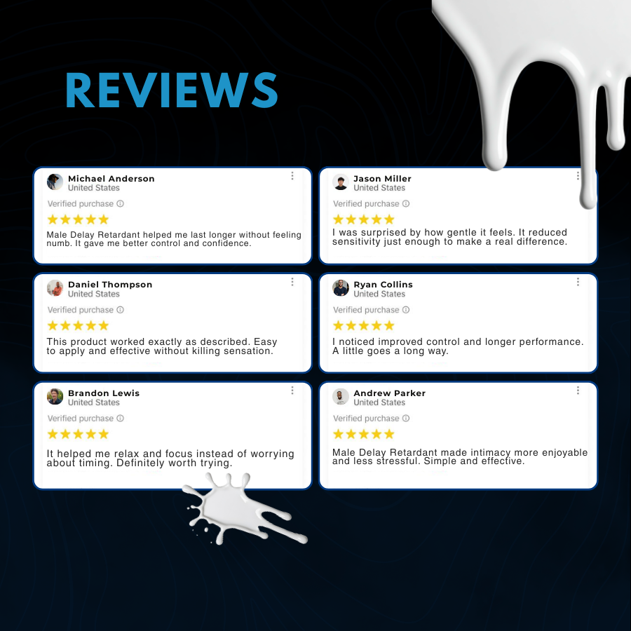 Male  Delay Retardant