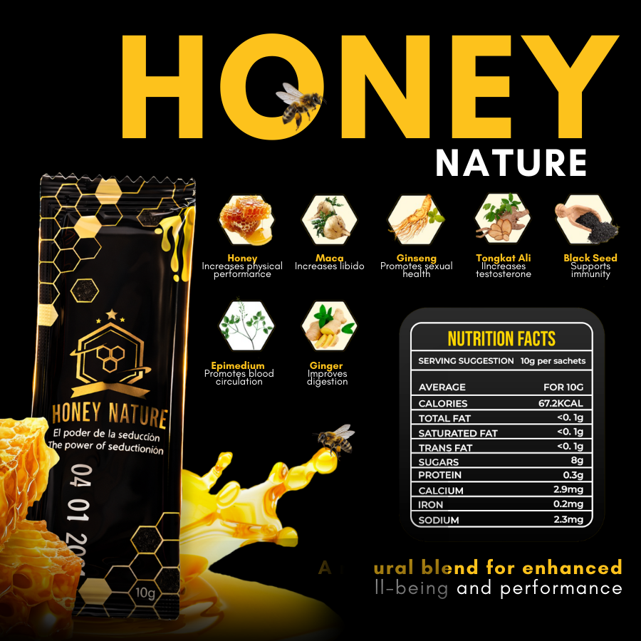 Honey Nature/vigor/bigor - 24 Sachets -10G