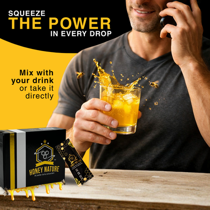 Honey Nature - 24 Sachets -10G + GRATIS 2 Frascos de Revive Blend